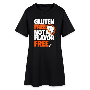 Gluten Free Not Flavor Free - Women’s T-Shirt Dress - black - Front