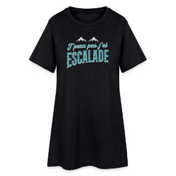 J'peux pas j'ai Escalade - Robe T-shirt Femme - noir - Devant