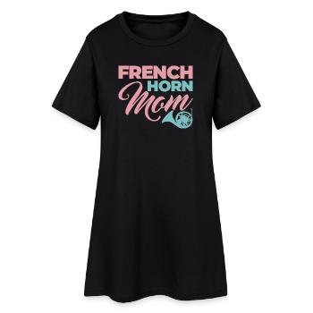 Maman Cor Français - Robe T-shirt Femme - noir - Devant