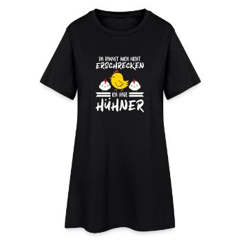 Hühnerflüsterer Huhn Hühnerhalter Hühner - Frauen T-Shirt-Kleid - Schwarz - Vorne