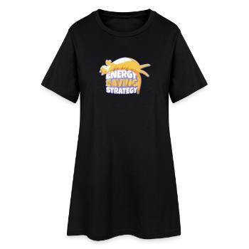 Mascotte de la stratégie d’économie d’énergie - Robe T-shirt Femme - noir - Devant