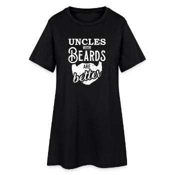 Beard-Uncle Better Tee - Women’s T-Shirt Dress - black - Front