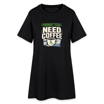 Don de prescription pour technicien en pharmacie Technicien en pharmacie CPHT - Robe T-shirt Femme - noir - Devant