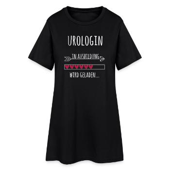 Urologin Ausbildung Medizinstudium Ärztin Medizin  - Frauen T-Shirt-Kleid - Schwarz - Vorne