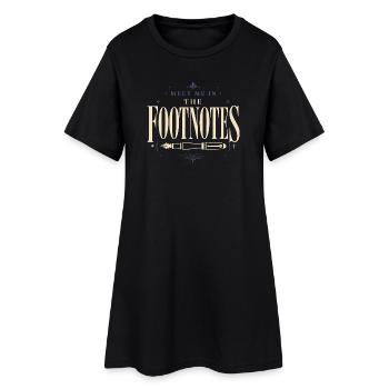 Poetcore Poète Poésie Dark Academia Gift - Robe T-shirt Femme - noir - Devant