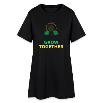 Grow Together Sun Symbol - Women’s T-Shirt Dress - black - Front