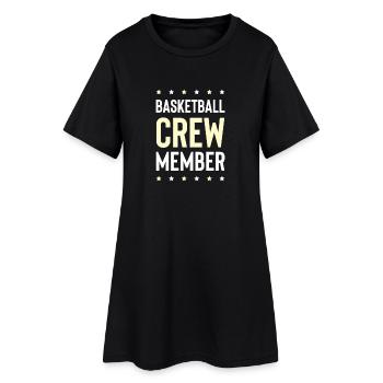 Équipe de basket-ball - Robe T-shirt Femme - noir - Devant