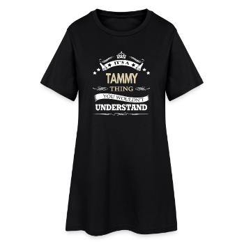 C’est une chose de Tammy que tu ne comprendrais pas drôle. - Robe T-shirt Femme - noir - Devant