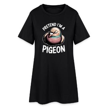 Paroles de colombes oiseaux Cadeau de colombes drôles - Robe T-shirt Femme - noir - Devant