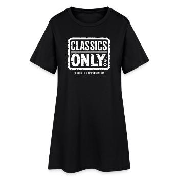Exclusivement Classiques Senior Pet Pride - Robe T-shirt Femme - noir - Devant