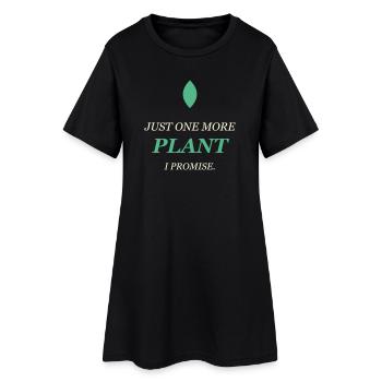 Amant des plantes - Juste une plante de plus - Robe T-shirt Femme - noir - Devant