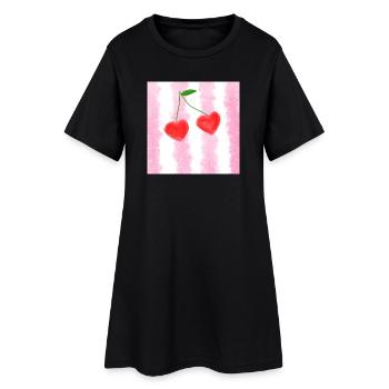 Bez_nazwy_435_202606120054_23945 - Robe T-shirt Femme - noir - Devant