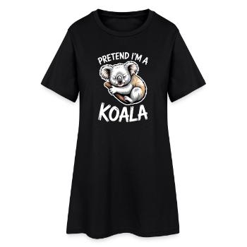 Dictons du koala Koalas Cadeau drôle de koala - Robe T-shirt Femme - noir - Devant