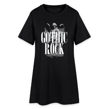 Gothic Rock avec une typographie à design angelique - Robe T-shirt Femme - noir - Devant