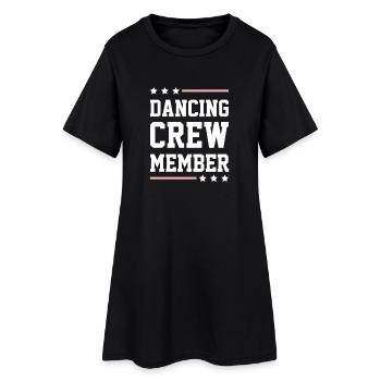 Équipe de danse - Robe T-shirt Femme - noir - Devant