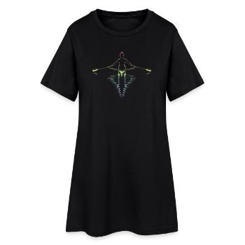 Rowing - Women’s T-Shirt Dress - black - Front