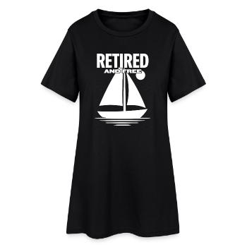 Retraite du voilier Freedom - Robe T-shirt Femme - noir - Devant