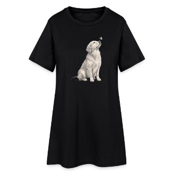 Golden Retriever Gift for Dog Owners - Women’s T-Shirt Dress - black - Front