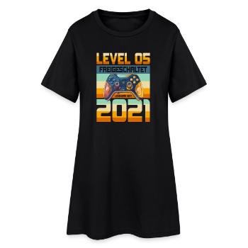 5. Geburtstag Junge Mädchen 2021 Gaming Gamer - Frauen T-Shirt-Kleid - Schwarz - Vorne