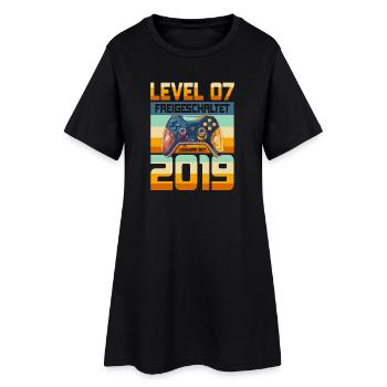 7. Geburtstag Junge Mädchen 2019 Gaming Gamer - Frauen T-Shirt-Kleid - Schwarz - Vorne