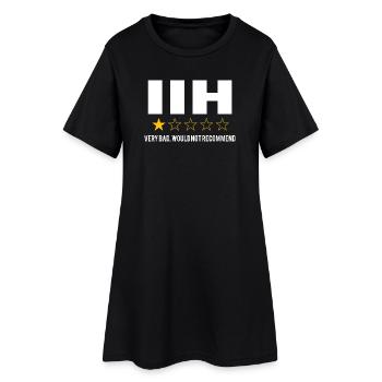 IIH : Très mauvaise Guerrière de l’hypertension idiopathique - Robe T-shirt Femme - noir - Devant