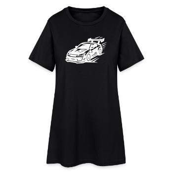 Voiture Sport Voiture Symbole Turbo - Robe T-shirt Femme - noir - Devant