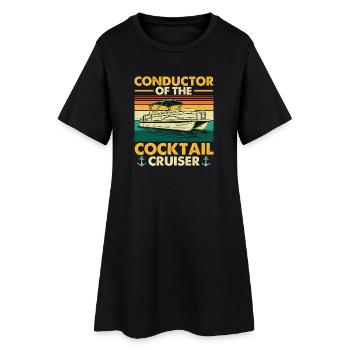 Chef d’orchestre du Cocktail Cruiser - Robe T-shirt Femme - noir - Devant