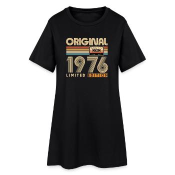 50 years, 50th anniversary - Women’s T-Shirt Dress - black - Front