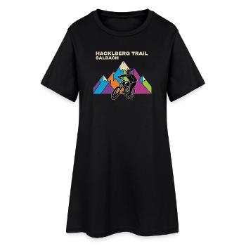 Vétérisme VTT sur Hacklberg Trail - Robe T-shirt Femme - noir - Devant