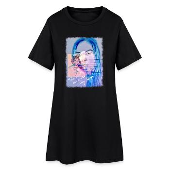 Soul Bird - Robe T-shirt Femme - noir - Devant