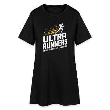 Ultra Runners prouve que la folie peut être amusante - Robe T-shirt Femme - noir - Devant