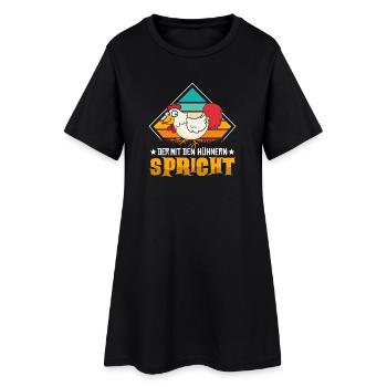 Hühnerflüsterer Huhn Hühnerhalter Hühner - Frauen T-Shirt-Kleid - Schwarz - Vorne