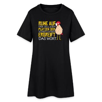 Hühnerflüsterer Huhn Hühnerhalter Hühner - Frauen T-Shirt-Kleid - Schwarz - Vorne