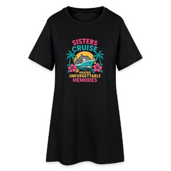Nurses' Cruise: Unforgettable Memories - Women’s T-Shirt Dress - black - Front
