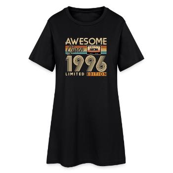 30e anniversaire, 30 ans - Robe T-shirt Femme - noir - Devant