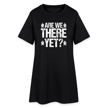 Camping Bonfire Camp Life Forest Camper - Frauen T-Shirt-Kleid - Schwarz - Vorne