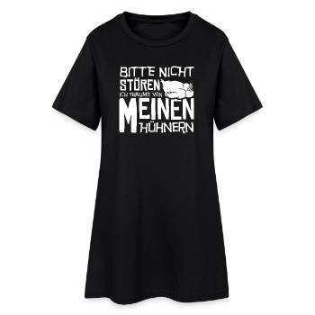 Hühnerflüsterer Huhn Hühnerhalter Hühner - Frauen T-Shirt-Kleid - Schwarz - Vorne