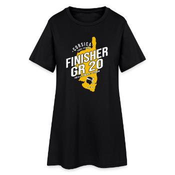 GR20 Corse Trekking Randonnée T-Shirt - Robe T-shirt Femme - noir - Devant