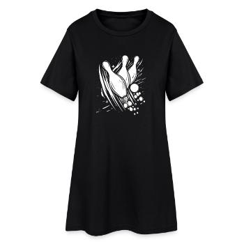 Bowling - Women’s T-Shirt Dress - black - Front
