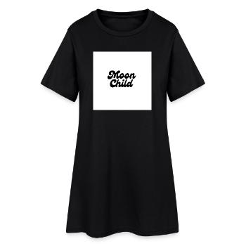 Écriture céleste de Moon Child - Robe T-shirt Femme - noir - Devant