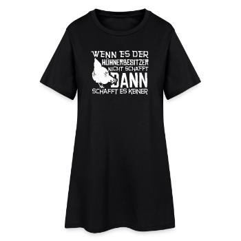 Hühnerflüsterer Huhn Hühnerhalter Hühner - Frauen T-Shirt-Kleid - Schwarz - Vorne