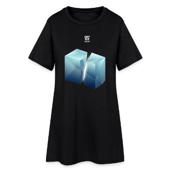 Glacial Calving - Women’s T-Shirt Dress - black - Front