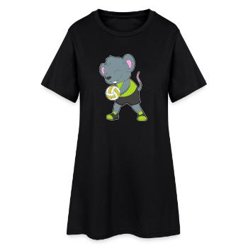 Joueuse de volley-ball souris Volley-ball - Robe T-shirt Femme - noir - Devant