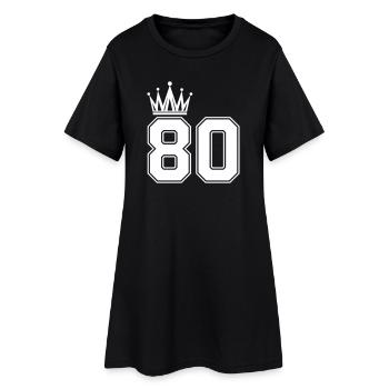 80_krone- - Women’s T-Shirt Dress - black - Front