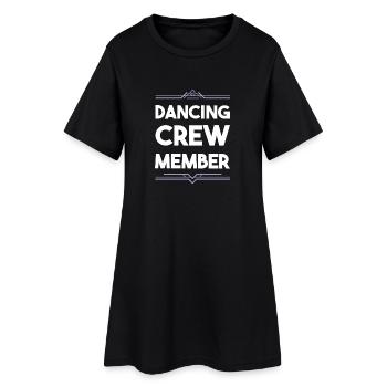 Équipe de danse - Robe T-shirt Femme - noir - Devant