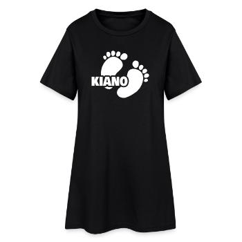 Bébé Kiano - Robe T-shirt Femme - noir - Devant