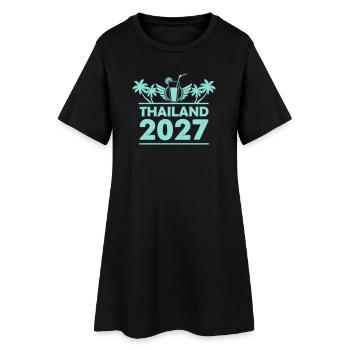 thailand_2027 - Women’s T-Shirt Dress - black - Front