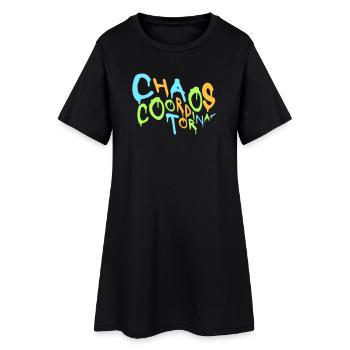 Coordinateur du Chaos Titre drôle Parents Teacher Logo - Robe T-shirt Femme - noir - Devant
