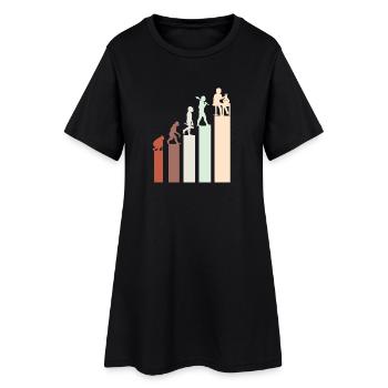 pottery - Women’s T-Shirt Dress - black - Front