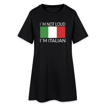 Italy Cool Saying - Women’s T-Shirt Dress - black - Front